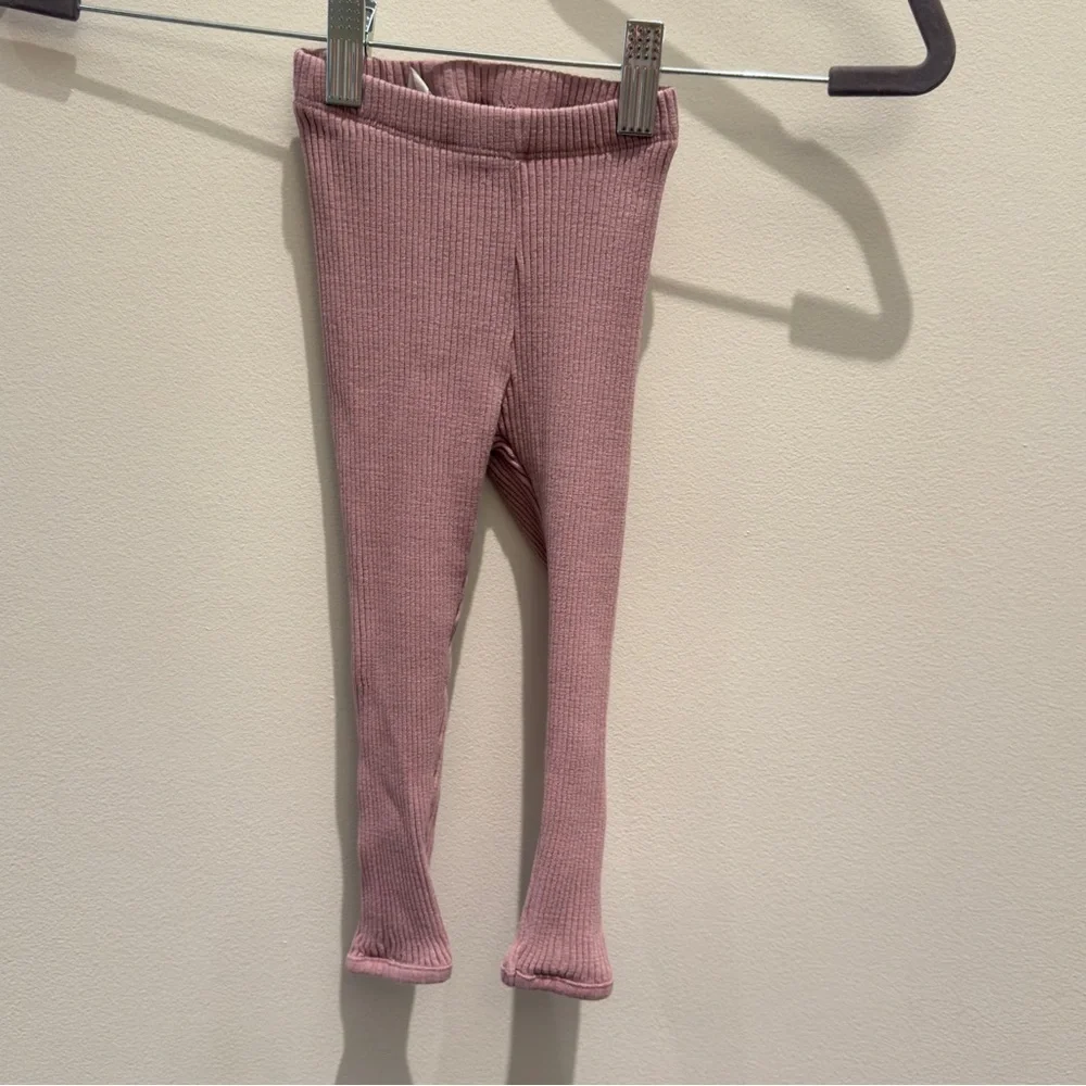 Zara Purple Kids Leggings 2-3 Years